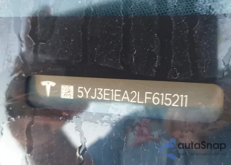 2020 Tesla Model 3 Standard Range Plus Rear-Wheel Drive/Standard Range Rear-Wheel Drive from USA, damaged, VIN 5YJ3E1EA2LF615211